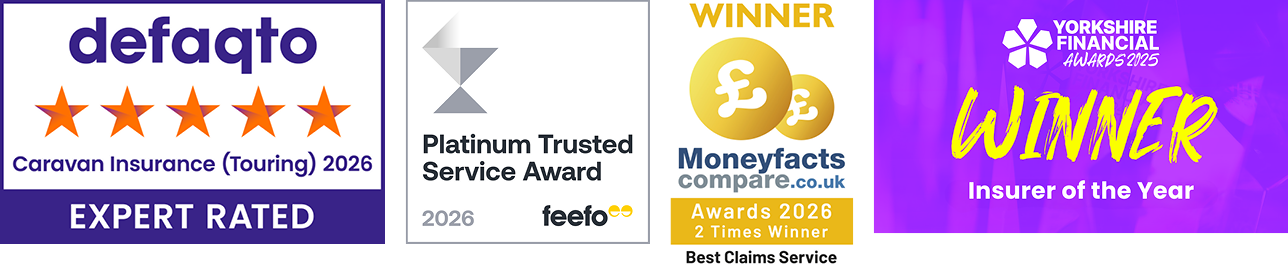 A collection of images showing the awards that The Insurance Emporium has won